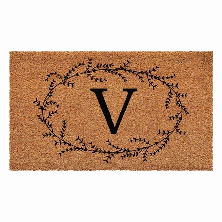 Calloway Mills Monogram Door Mat, Black, Natural, 24 in W x 36 in L 108362436V
